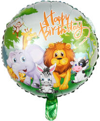  Balon party, folie metalizata multicolor, 43 cm, animalute, natura