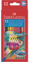 Faber-Castell Creioane colorate 12 culori cu pensula Faber Castell 114413 (CRECOAFBC12)