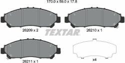 TEXTAR set placute frana, frana disc TEXTAR 2620901 (2620901)