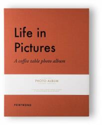 Printworks - Fotóalbum Life In Pictures - narancssárga Univerzális méret