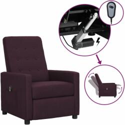 vidaXL Fotoliu rabatabil electric, violet, material textil (3098645)