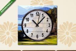 Vászonkép óra, Premium Kollekció: Perito Moreno-tó, Patagónia, Argentína(25x25 cm C01)