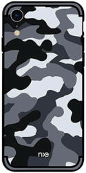 NXE Husa NXE Camouflage Pattern Gri pentru Apple iPhone XR (7000000000591)