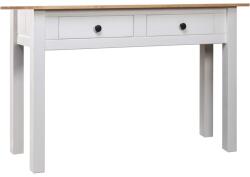 vidaXL Masă consolă, alb, 100x40x72 cm, lemn masiv de pin, gama Panama (282681)