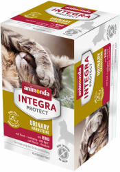 Animonda Integra 24x100g Animonda Integra Protect Adult Urinary kacsa nedves macskatáp