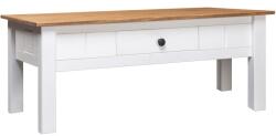vidaXL Măsuță de cafea alb 100x60x45 cm lemn masiv de pin gama Panama (282684) Masa de cafea