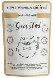 Gussto Cat Fresh Calf & Rabbit nedves macskaeledel bárány és nyúl 85 g