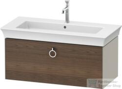 Duravit WHITE TULIP mosdó alá építhető függesztett 1 fiókos alsószekrény, 984 x 458 mm, Taupe Satin Matt Lacquer/American Walnut Solid Wood WT425207760 (WT425207760)