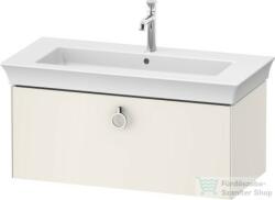 Duravit WHITE TULIP mosdó alá építhető függesztett 1 fiókos alsószekrény, 984 x 458 mm, Nordic White High Gloss WT42520H4H4 (WT42520H4H4)