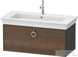 Duravit WHITE TULIP mosdó alá építhető függesztett 1 fiókos alsószekrény, 984 x 458 mm, Graphite Satin Matt/American Walnut Solid Wood WT425207758 (WT425207758)