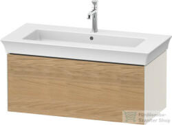 Duravit WHITE TULIP mosdó alá építhető függesztett 1 fiókos alsószekrény, 984 x 458 mm, Nordic White High Gloss/Natural Oak solid WT42420H5H4 (WT42420H5H4)