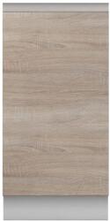 TEMPO KONDELA Alsószekrény egy ajtóval, tölgy sonoma, jobbos, LINE
