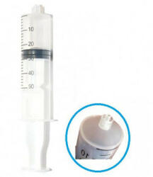  Fecskendő 50ml - luer lock véggel, perfúzor véggel