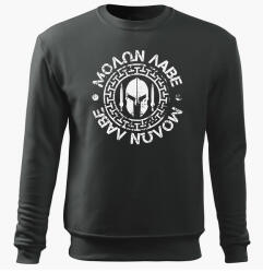 DRAGOWA Hanorac bărbati Molon Labe, gri 300g/m2