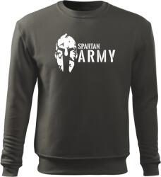 DRAGOWA Hanorac bărbati spartan army, gri 300g/m2