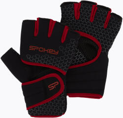 Spokey Lava mănuși de fitness negru / roșu 928974