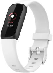 Edman Curea Bratara siliconica Edman pentru Fitbit Luxe, marimea L, Alb