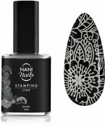 Naní körömnyomda lakk 10 ml - Silver