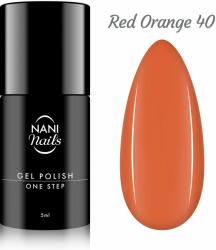 Naní One Step gél lakk 5 ml - Red Orange