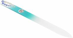  FW Üveg körömreszelő strasszokkal - SW10 Turquoise