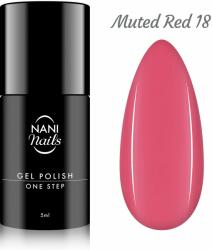 Naní One Step gél lakk 5 ml - Muted Red