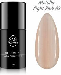 Naní Amazing Line gél lakk 5 ml - Metallic Light Pink