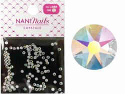 NANI SS8 strasszkő 100 db - Crystal AB