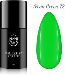 Naní One Step gél lakk 5 ml - Neon Green