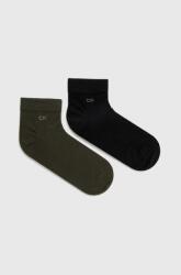 Calvin Klein zokni (2 pár) zöld, férfi - zöld 39/42