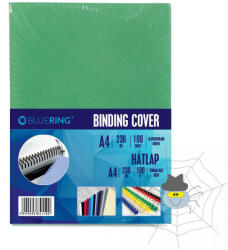 Bluering Hátlap, A4, 230 g. bőrhatású 100 db/csomag, Bluering® zöld - spidershop