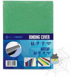 Bluering Hátlap, A4, 230 g. bőrhatású 100 db/csomag, Bluering® zöld