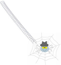 Fellowes Fém spirál 3: 1, 8mm, 36-50lap, Fellowes® 100 db/doboz, ezüst - spidershop