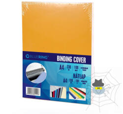 Bluering Hátlap, A4, 230 g. bőrhatású 100 db/csomag, Bluering® sárga - spidershop
