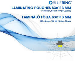 Bluering Lamináló fólia 83x113mm, 125 micron 100 db/doboz, Bluering®