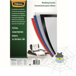 Fellowes Előlap, A4, 280 mikron, PP, matt, 100 db/csomag, Fellowes® Futura, tejfehér - spidershop