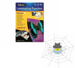 Fellowes Lamináló fólia, A4, 80 mikron, matt, 100 db/doboz, Fellowes®
