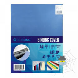 Bluering Hátlap, A4, 230 g. bőrhatású 100 db/csomag, kék Bluering®