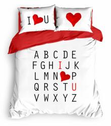 Cotton Club® Lenjerie pat dublu bumbac 100% ranforce, Club Cotton, Love Name