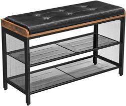 VASAGLE cipőpad hálós polccal 80x30x48 cm (SM0377)