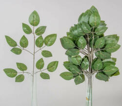  Rózsa 15 leveles ág 45 cm - Zöld
