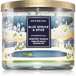 Bath & Body Works Blue Spruce & Spice lumânare parfumată 411 g