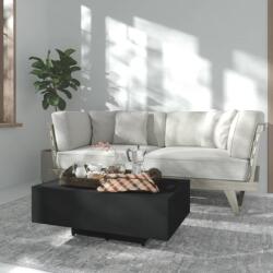vidaXL Măsuță de cafea, negru, 85x55x31 cm, PAL (803381) Masa de cafea