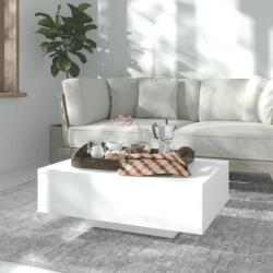 vidaXL Măsuță de cafea, alb, 85x55x31 cm, PAL (803380) Masa de cafea