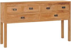 vidaXL Servantă, 125 x 30 x 75 cm, lemn masiv de tec (288897) Comoda