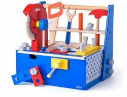Woodyland Atelier din lemn pentru scule 2 în 1 Set bricolaj copii