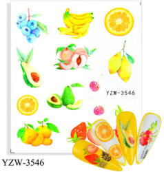 Körömmatrica - YZW-3546 gyümölcs