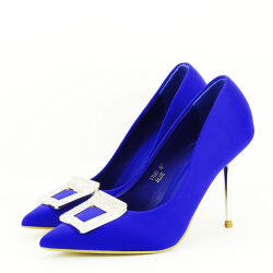 SOFILINE Pantofi albastri cu brosa 1700 02 (1700BLUE-39)