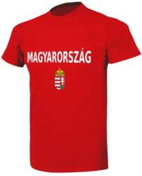  Magyarország póló felnőtt címeres piros XL