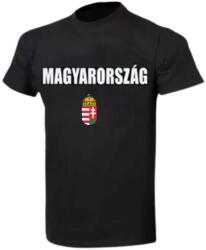 Magyarország póló felnőtt címeres fekete L