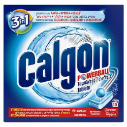 Calgon Tablete anticalcar 3in1 Calgon Powerball 15 bucati (CC00178)